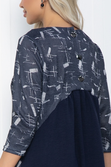 Платье Леди Элегант (синее) П12206-10