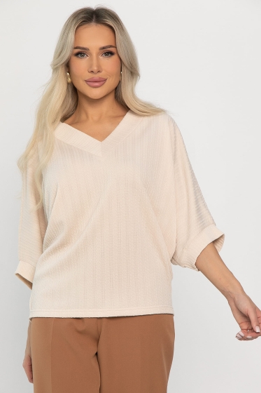 Джемпер трикотажный Джорджина (бежевый) Б14246-12М