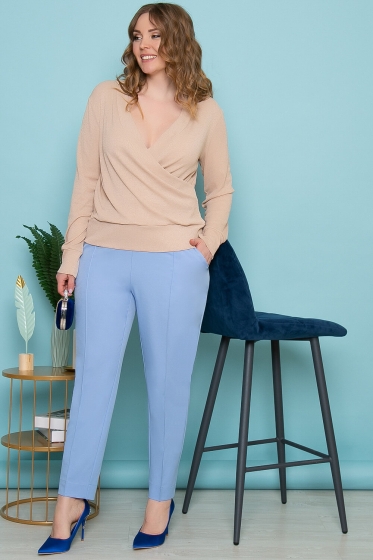 Брюки "На стиле" (голубые) Б3387