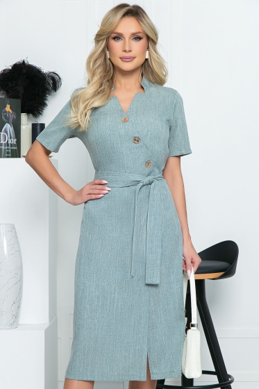 Платье "Стелла summer" (олива) П5297