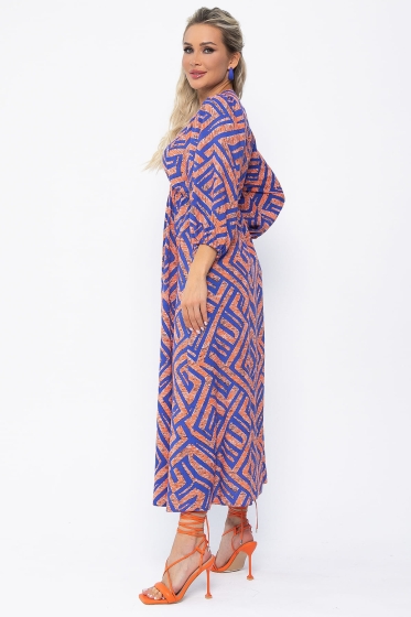 Платье Неповторимая (апельсин) П13643-33М