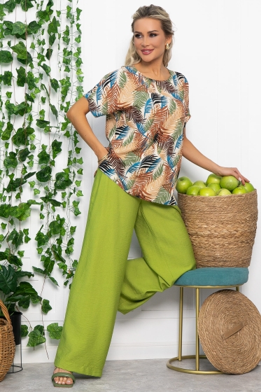 Костюм Летние радости (зеленый) К13592-30М