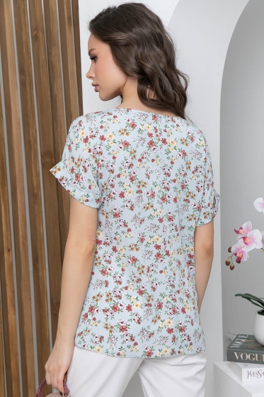 Блуза "Амади" (голубая) Б5676